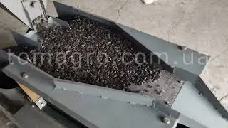 Камнеотборник КМ-030 (Destoner machine). Продукт испытания: подсолнечник.