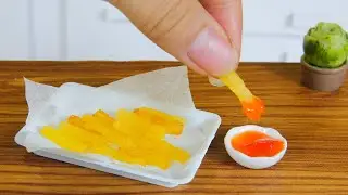 How To Manke Miniature HomeMade French Fries | Mini Food