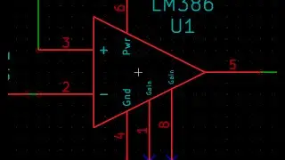 Using the LM386 KiCaD Part or Dealing with KiCAD ErrType(3)