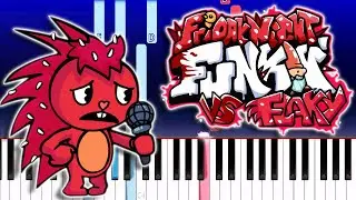 VS Flaky - Spikes - Friday Night Funkin (Piano Tutorial)