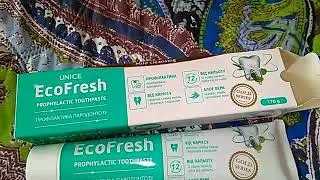 Мой отзыв на зубную пасту EcoFresh профилактика парадонтоза