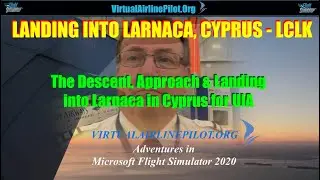 [MSFS2020] | LANDING IN LARNACA, CYPRUS (LCLK) | A FLIGHT ADVENTURE | UIA 737-800 NIGHT APPROACH