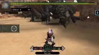 MHFU iOS Dual Hr9 Black Gravios Arena - Solo lbg