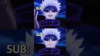 Gojo Satoru Yowai Mo Sub vs Dub !