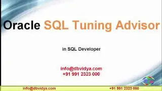 Oracle SQL Tuning Advisor Example