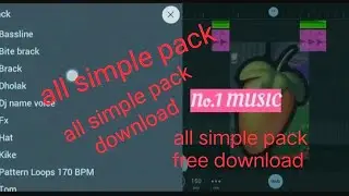 all simple pack || dj all sample pack || dj sample pack free download || dj domnik all sample pack