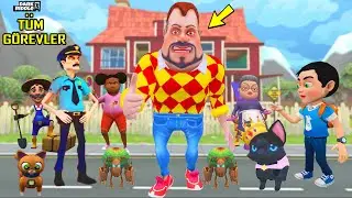 OH BE !  BÜTÜN GÖREVLERİ BİTİRDİK. 😱 Dark Riddle Full Gameplay