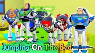 Buzz Lightyear Jumping On The Bed Nursery Rhymes & Kids Songs | Binggo Channel