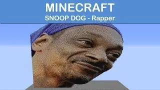 Minecraft ► SNOOP DOG - Rapper [13219 Blocks]║ Speed Build ║ Time Lapse (2018)