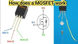 How does a MOSFET work || MOSFET working practically