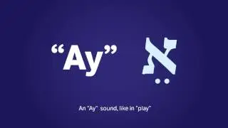 Learn to Read Hebrew: Lesson #3