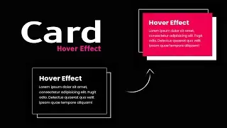 Simple Card Hover Effect | HTML and CSS