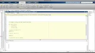 MATLAB Video 12: sum and cumsum functions