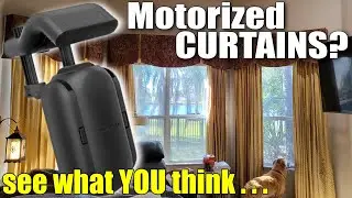 MOTORIZED Smart Curtains | MAGICALLY Open your curtains | works with ALEXA | the SwitchBot Curtain
