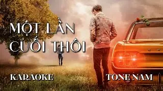Một Lần Cuối Thôi - Karaoke Tone Nam | Beat Chuẩn Hồ Ngọc Hà 2024 | Sam Karaokes