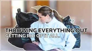 THROWING EVERYTHING OUT IN 2026 / Decluttering, Organizing, & Cleaning! Minimal Organization Ideas