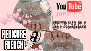 COMO HACER PEDICURE EL CLÁSICO FRENCH 🤍💞