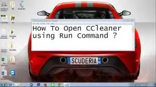 How to open ccleaner using run command