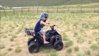 Jacob gets a 4-wheeler!
