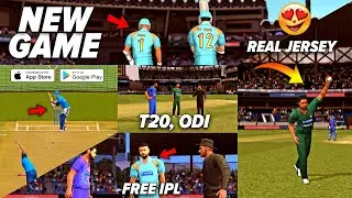 NEW CRICKET GAME 2023 - T20, ODI, Real Jersey & FREE IPL, new Stadium | LEGEND Match finally!