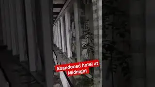 creepy abandoned hotel Halloween night #scary #paranormal #creepy #haunted #abandoned #urbex #horror