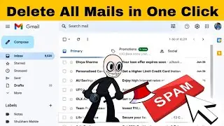 Unsubscribe & Delete All Spam Emails At Once🔥 How to Delete Unwanted Mails in Gmail in Bulk | 