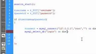 PHP: Creating a simple PHP login (Part 2)
