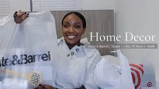 HOME DECOR HAUL | H&M, CRATE & BARREL, CB2...