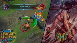 WHEREVER YOU RUN, AKALI WILL CHASE YOU! | Wild Rift Akali Gameplay - Kiritod