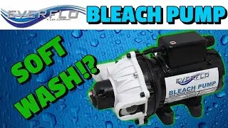 NEW Everflo BLEACH Soft Wash Diaphgram Pump