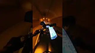 Gsxr-1000 Rides Through Abandoned Tunnel