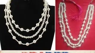 @BakaChadVideohouse150                diy beaded necklace tutorial. necklace design for gril.