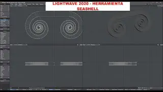 TUTORIAL LIGHTWAVE 3D 2020    ESENCIALES  SEASHELL