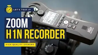 Zoom H1N Recorder Audio Test - High Quality Stereo Sound 2022