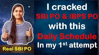 banking aspirant daily schedule | Student daily routine | Timetable | SBI PO 2021 | IBPS PO