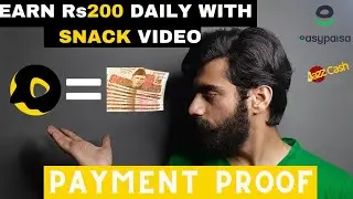 Snack video payment proof || Earn money with snack video
