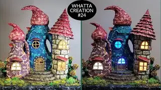 Unique DIY Fairy House from Waste Containers | Casa de Hadas | Сказочный дом | परियों का घर