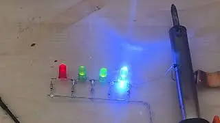 Soldering iron sensor circuit with led indicator Cold, Hot. I would appreciate it if you subscribed.