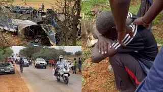 Ndeyesane Li daw na Yaram: @ccident bi ame si yonou Louga bi 23 personne gno si gnak séne Bakane...