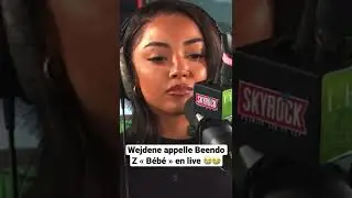 Wejdene fait une dinguerie en live sur skyrock 😭😭 Planète Rap 