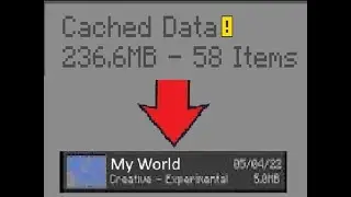 How to get Cached Texture packs on your own worlds in Minecraft Bedrock edition