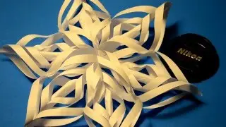 Объемная снежинка из стикеров своими руками /Volume of snowflake stickers