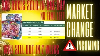 900 BATTLE STALES BOXES SOLD IN ONE DAY - VIVID VOLTAGE & ASTRAL RADIANCE PC ETBS SOLD OUT ON PC