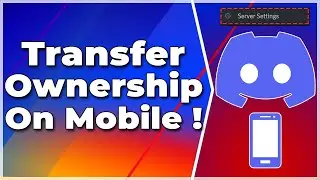 How To Transfer Ownership Of a Discord Server On Mobile ❗(2024) (Tutorial)✅