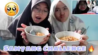 Samyang challenge 🔥| sampe nangis😭