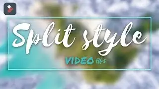 How to make SPLIT BARS SCREENS side by side in Filmora