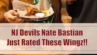 NJ Devils Nate Bastian VS Buffalo Wings | Woodbridge Brewing | Woodbridge,NJ | TobiasEats