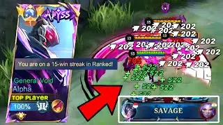 20 KILLS IN 9 MINS💀| One of The Best Jungler Currently | MLBB
