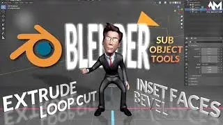 What Are Sub-Object Modeling Tools In Blender | Tutorial 04 | Blender | HD