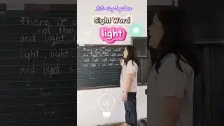 Sight Word light #reading #spelling #vocabulary #english #education